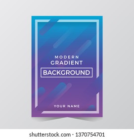 Minimal covers design. Colorful background gradients. Geometric patterns