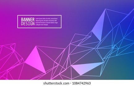 Minimal covers design. Colorful bright gradients. Future geometric patterns. Abstract vector illustration.