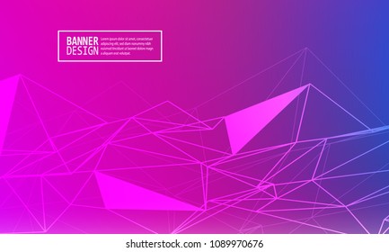 Minimal covers design. Colorful bright gradients. Future geometric patterns. Abstract vector illustration.