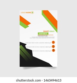 Minimal covers design. Colorful geometri gradients.