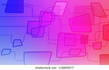 Minimal covers design. Colorful gradient background. Retro geometric patterns. Abstract vector illustration.
