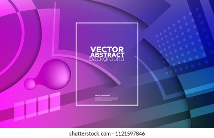 Minimal covers design. Colorful gradients background. Future geometric patterns. Abstract vector illustration.