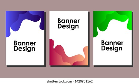 Minimal covers design. Colorful  gradients. Future geometric patterns. background design.