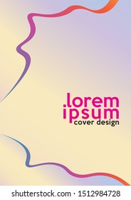 Minimal covers design. Colorful gradients. Future geometric patterns. very suitable for your work project. Vector Eps10