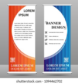 Minimal covers design. Colorful halftone gradients. Future geometric patterns. Vertical banners