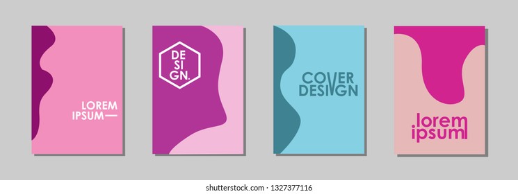 Minimal covers design. Colorful halftone gradients. Future geometric patterns. very suitable for your work project. Vector Eps10.