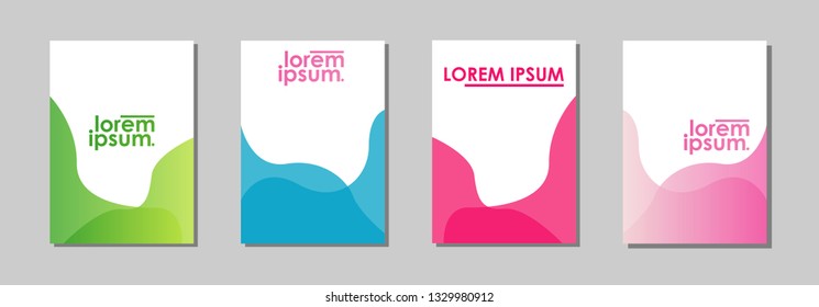 Minimal covers design. Colorful halftone gradients. Future geometric patterns. very suitable for your work project. Vector Eps10.