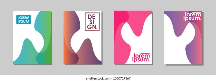 Minimal covers design. Colorful halftone gradients. Future geometric patterns. very suitable for your work project. Vector Eps10.