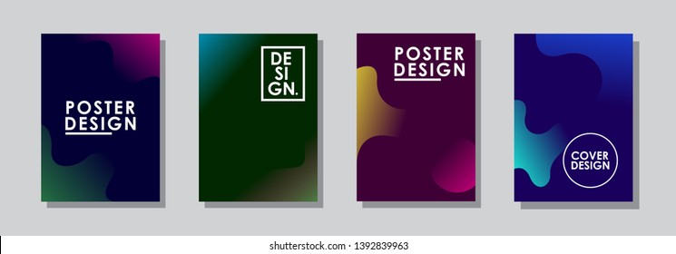 Minimal covers design. Colorful halftone gradients. Future geometric patterns. very suitable for your work project. Vector Eps10.