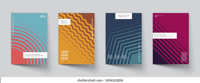 Minimal covers design. Colorful halftone gradients. Future geometric patterns. Eps10 vector.