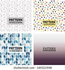 Minimal covers design. Colorful halftone gradients. Future geometric patterns. Eps10 vector.