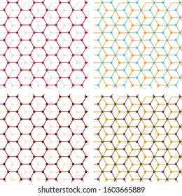 Minimal covers design. Colorful halftone gradients. Future geometric patterns. Eps10 vector.