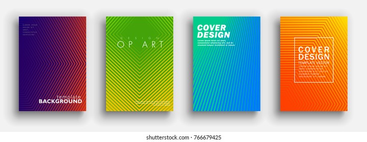 Minimal covers design. Colorful halftone gradients. Future geometric patterns. Vector template brochures, flyers, presentations, leaflet, magazine a4 size