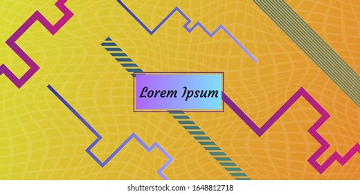 Minimal covers design. Colorful linear patterns. Vibrant background for screen, poster, banner, wallpaper, social media post