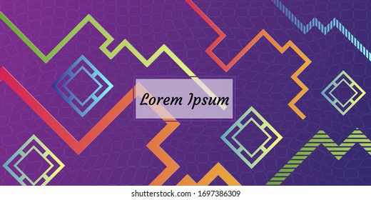 Diseño de cubiertas mínimas. Patrones lineales coloridos. Vibrantes antecedentes para pantalla, afiche, pancarta, fondo de pantalla, publicación en medios sociales
