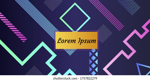 Minimal covers design. Colorful linear patterns. Vibrant background for screen, poster, banner, wallpaper, social media post
