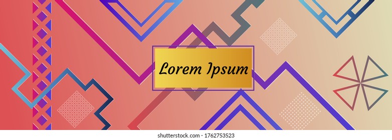 Minimal covers design. Colorful linear patterns. Vibrant background for screen, poster, banner, wallpaper, social media post