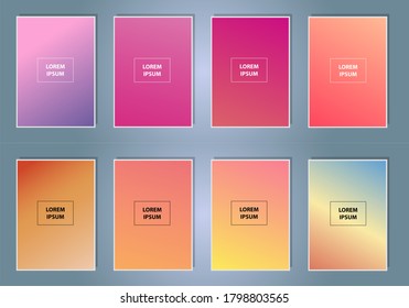 Minimal covers design. Colorful linear patterns. Vibrant background for screen, poster, banner, wallpaper, social media post