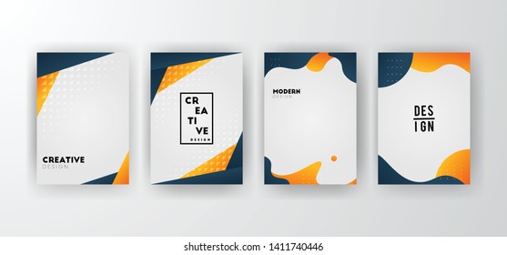 Minimal covers design. Colorful patterns gradients. Future geometric background. Eps10 vector. - Vector