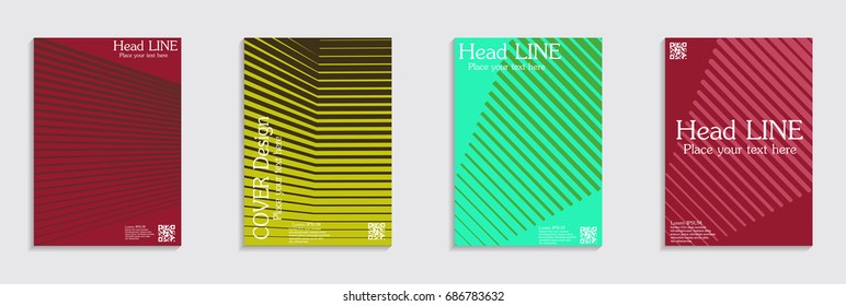 Minimal covers design. Cool halftone gradients. Future geometric template. Eps10 vector.