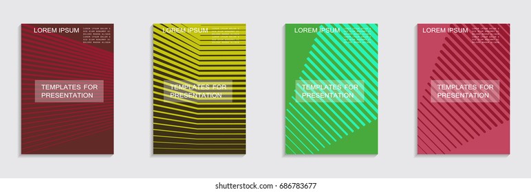 Minimal covers design. Cool halftone gradients. Future geometric template. Eps10 vector.