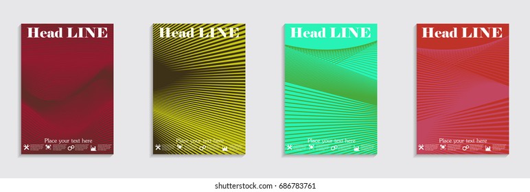 Minimal covers design. Cool halftone gradients. Future geometric template. Eps10 vector.