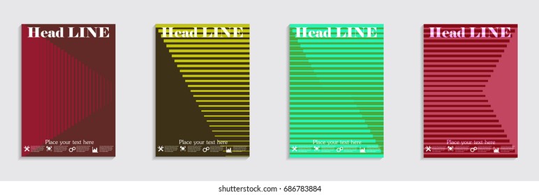 Minimal covers design. Cool halftone gradients. Future geometric template. Eps10 vector.