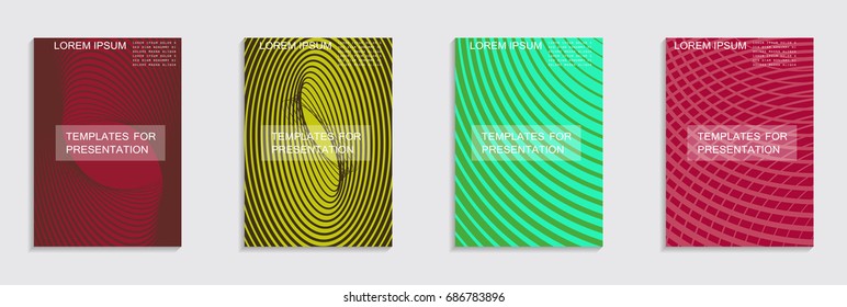 Minimal covers design. Cool halftone gradients. Future geometric template. Eps10 vector.