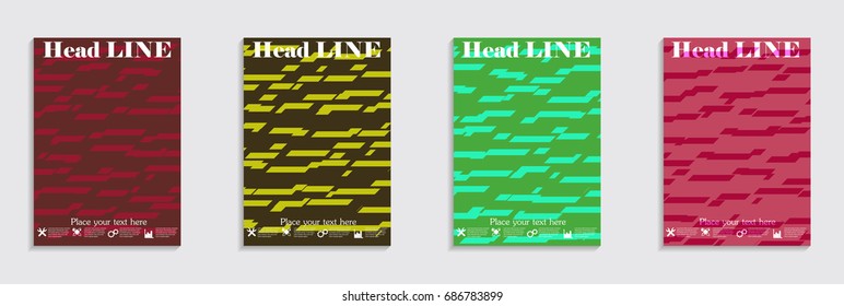 Minimal covers design. Cool halftone gradients. Future geometric template. Eps10 vector.