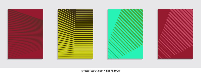 Minimal covers design. Cool halftone gradients. Future geometric template. Eps10 vector.