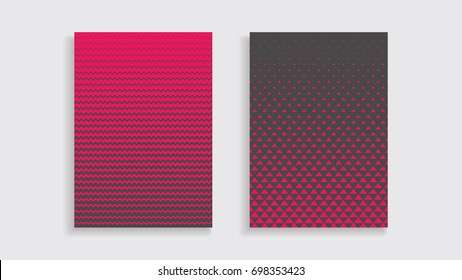 Minimal covers design. Cool halftone gradients. Future geometric template. Eps10 vector.
