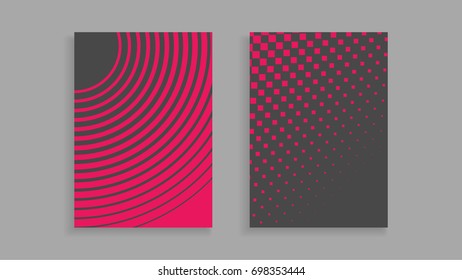 Minimal covers design. Cool halftone gradients. Future geometric template. Eps10 vector.