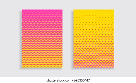 Minimal covers design. Cool halftone gradients. Future geometric template. Eps10 vector.