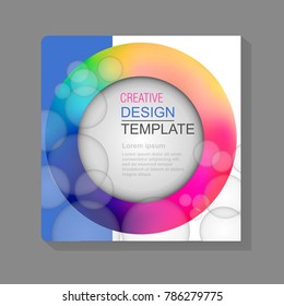 Minimal covers design, creative concept with geometric elements abstract template for business
