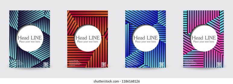 Minimal covers design. Eps10 vector.