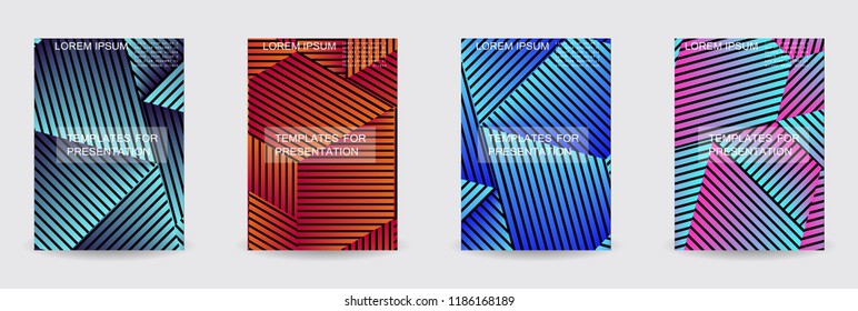 Minimal covers design. Eps10 vector.