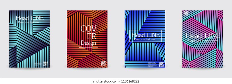 Minimal covers design. Eps10 vector.
