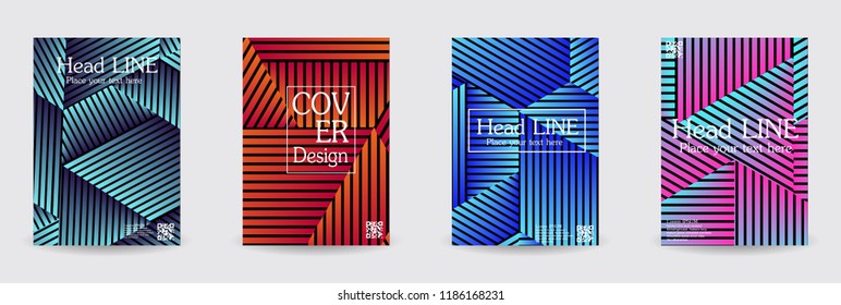 Minimal covers design. Eps10 vector.