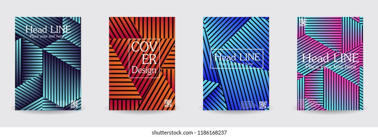Minimal covers design. Eps10 vector.
