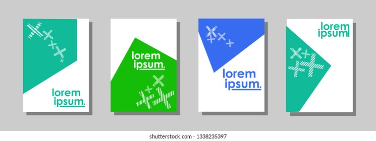 Minimal covers design. Future geometric patterns. very suitable for your work project. Vector Eps10.