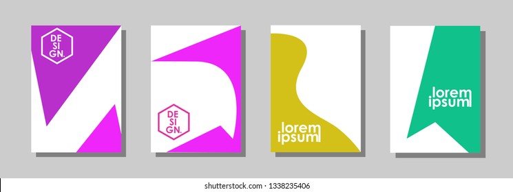 Minimal covers design. Future geometric patterns. very suitable for your work project. Vector Eps10.