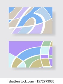 Minimal covers design. Geometric color mosaic. Abstract vector illustration.