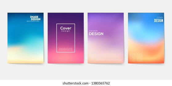 Minimal covers design. Geometric halftone gradients background. Eps10 vector illustration