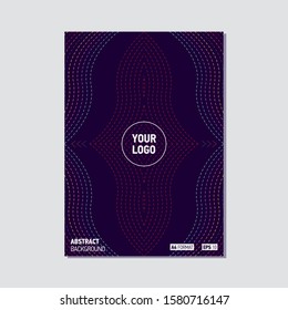 Minimal covers design. Geometric halftone gradients. Abstract background