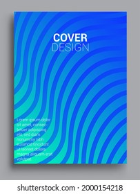 Minimal covers design. Geometric halftone gradients. Vector illustration of bright color abstract pattern background with line gradient texture for minimal dynamic cover design.