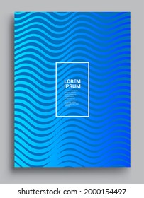 Minimal covers design. Geometric halftone gradients. Vector illustration of bright color abstract pattern background with line gradient texture for minimal dynamic cover design.