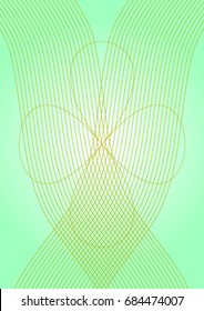 Minimal covers design. Geometric halftone gradients.