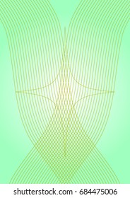 Minimal covers design. Geometric halftone gradients.