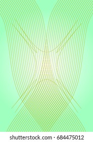 Minimal covers design. Geometric halftone gradients.