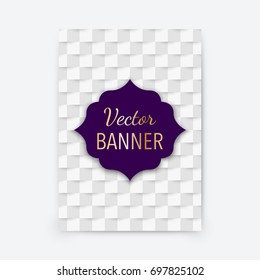 Minimal covers design. Geometric halftone gradients. Stock vector